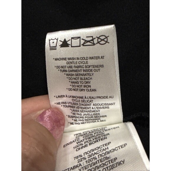 (R7) Lolë Long Sleeve ACTIVE WEAR TOP MOCK NECK SIZE XS, BLACK FULL ZIP - Picture 16 of 16